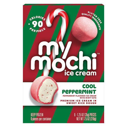 mocigoma♡ My/Mochi Cool Peppermint Mochi Ice Cream, 7.5 oz
